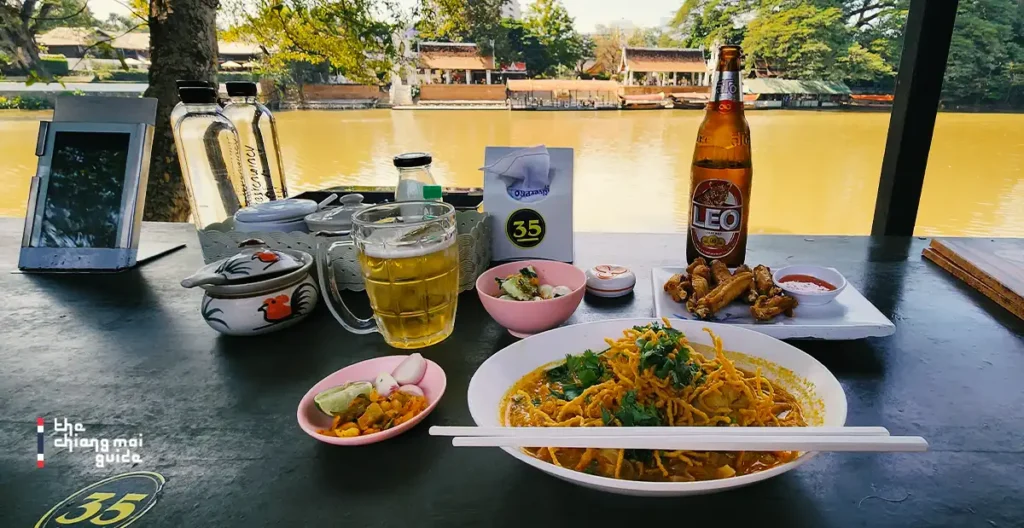 Hoi Khaa Rim Ping Noodles Hoi khaa rim ping noodles