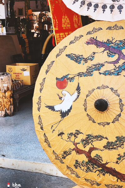 Traditional bo sang umbrellas